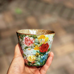 Vintage Floral Coffee Cup Collection
