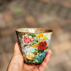 Vintage Floral Coffee Cup Collection