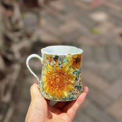 Vintage Floral Coffee Cup Collection