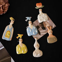 Handmade Ceramic Fridge Magnets