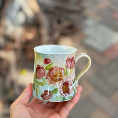 Vintage Floral Coffee Cup Collection