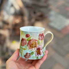 Vintage Floral Coffee Cup Collection