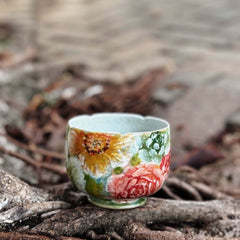Vintage Floral Coffee Cup Collection