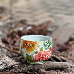 Vintage Floral Coffee Cup Collection