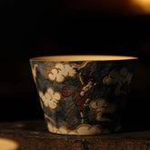 Ceramic Art Mug, Painterly Design Coffee Cup