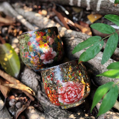 Vintage Floral Coffee Cup Collection