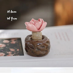 Ceramic Cactus Desk Decor - Whimsical Office & Computer Desktop Decorations, Creative Mini Succulent Home Accent