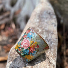 Vintage Floral Coffee Cup Collection