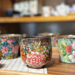 Vintage Floral Coffee Cup Collection