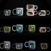 3D Cartoon Ceramic Mug, Large Coffee Cup