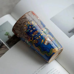 Handcraft Mahakala Cola Glass - Ritual-Inspired Drinkware Collection