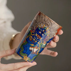 Handcraft Mahakala Cola Glass - Ritual-Inspired Drinkware Collection