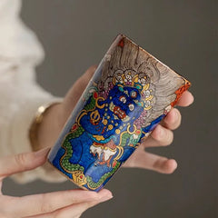 Handcraft Mahakala Cola Glass - Ritual-Inspired Drinkware Collection