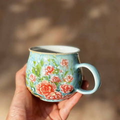 Vintage Floral Coffee Cup Collection