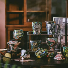 Bushland Ceramic Series - Handcrafted Coffee Mugs with Native Fauna