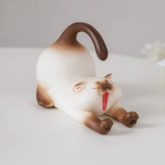 Cat Design Ceramic Stand for Phone and Glasses