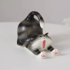 Cat Design Ceramic Stand for Phone and Glasses