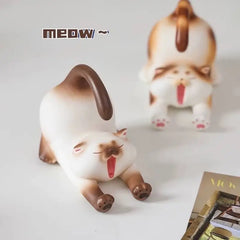 Cat Design Ceramic Stand for Phone and Glasses
