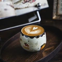 Handcrafted Retro Dinnerware Set - Ceramic Plates & Bowls for Single-Serve Meals, Vintage Tableware Collection