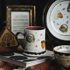 Handcrafted Retro Dinnerware Set - Ceramic Plates & Bowls for Single-Serve Meals, Vintage Tableware Collection