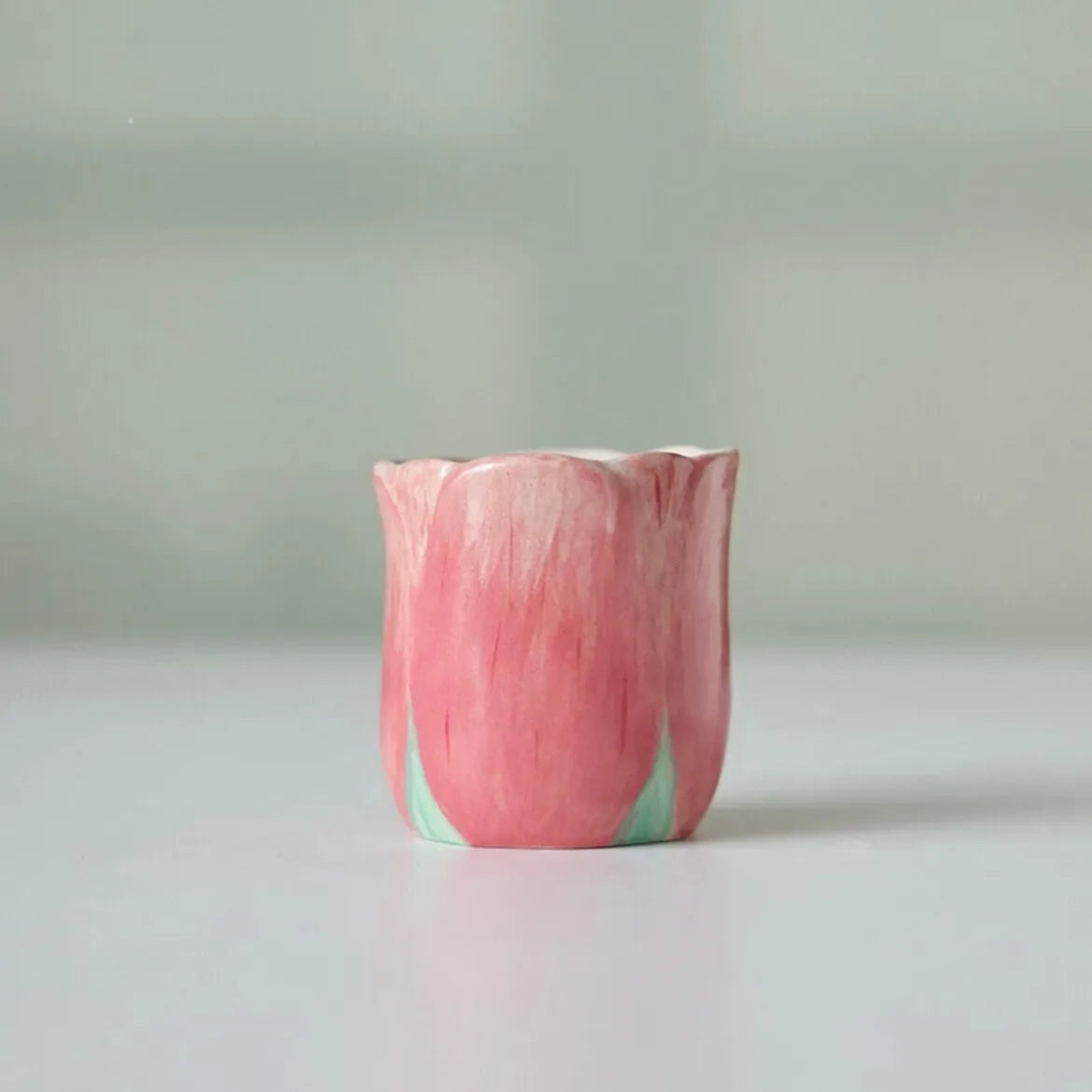 Handmade Floral Ceramic Coffee Set - Pour-Over Pot & Cup Duo