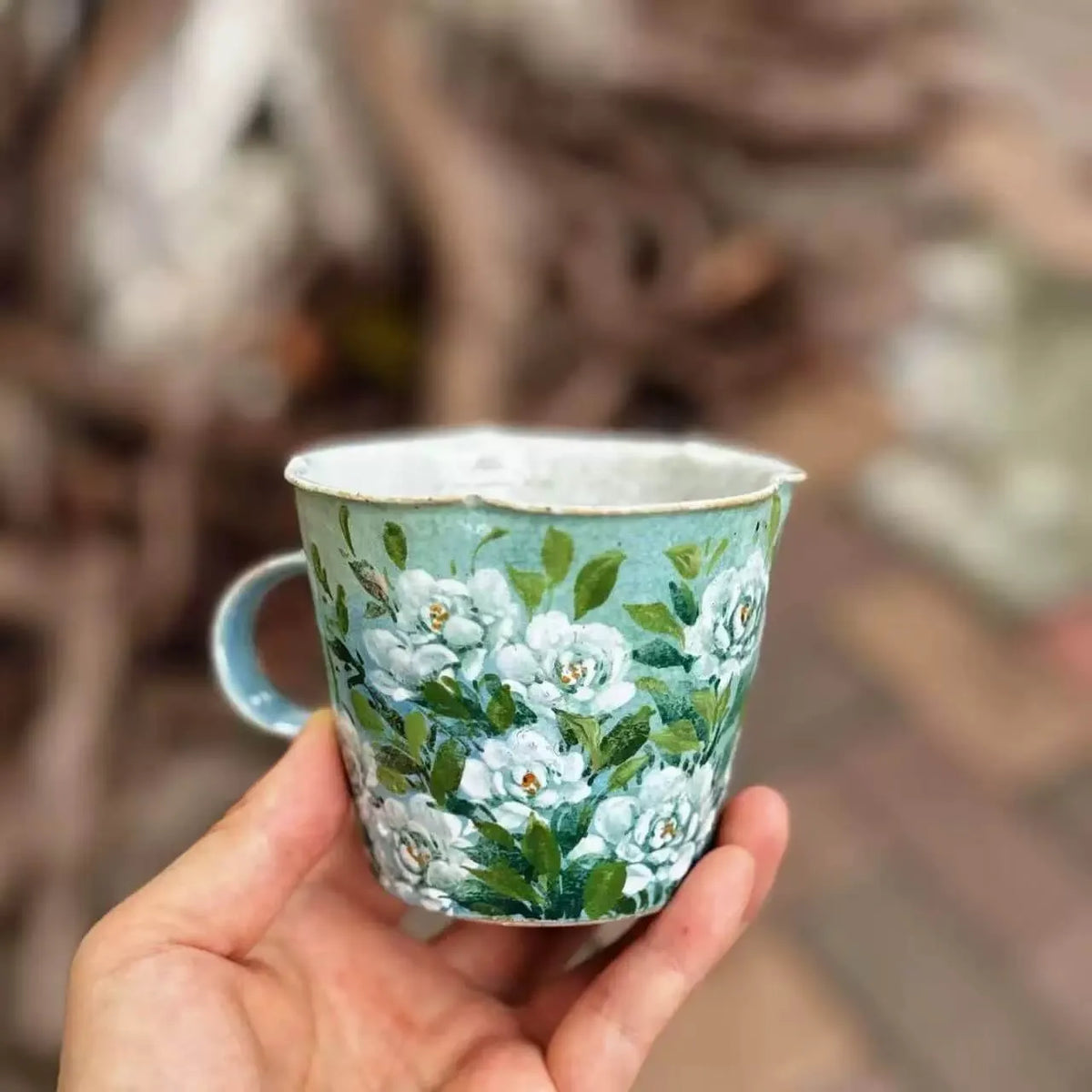 Vintage Floral Coffee Cup Collection