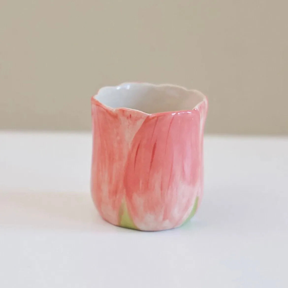 Handmade Floral Ceramic Coffee Set - Pour-Over Pot & Cup Duo