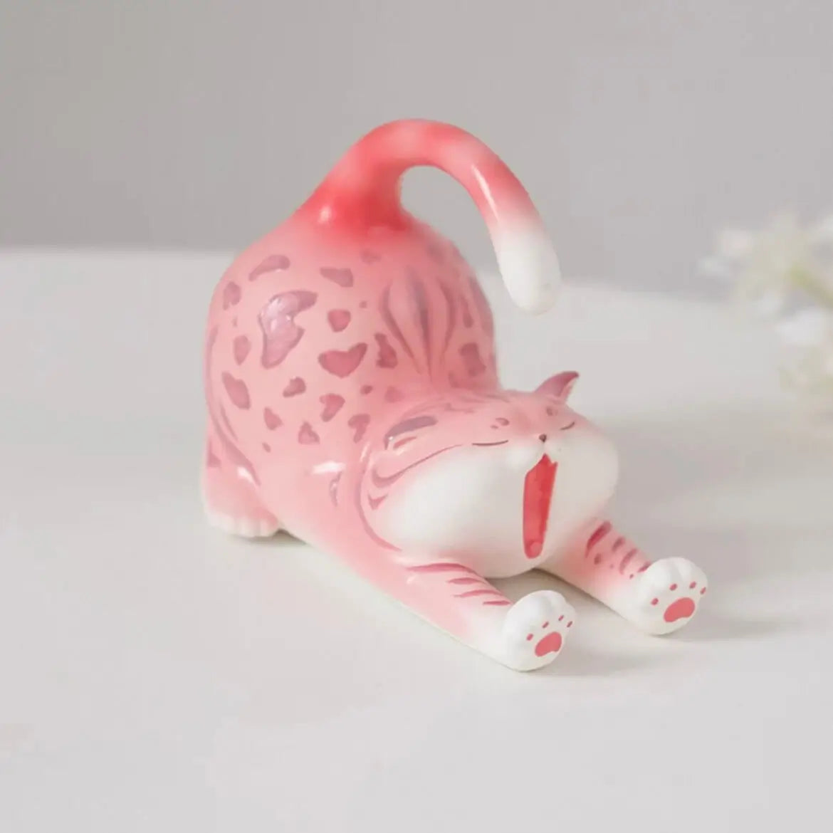 Cat Design Ceramic Stand for Phone and Glasses