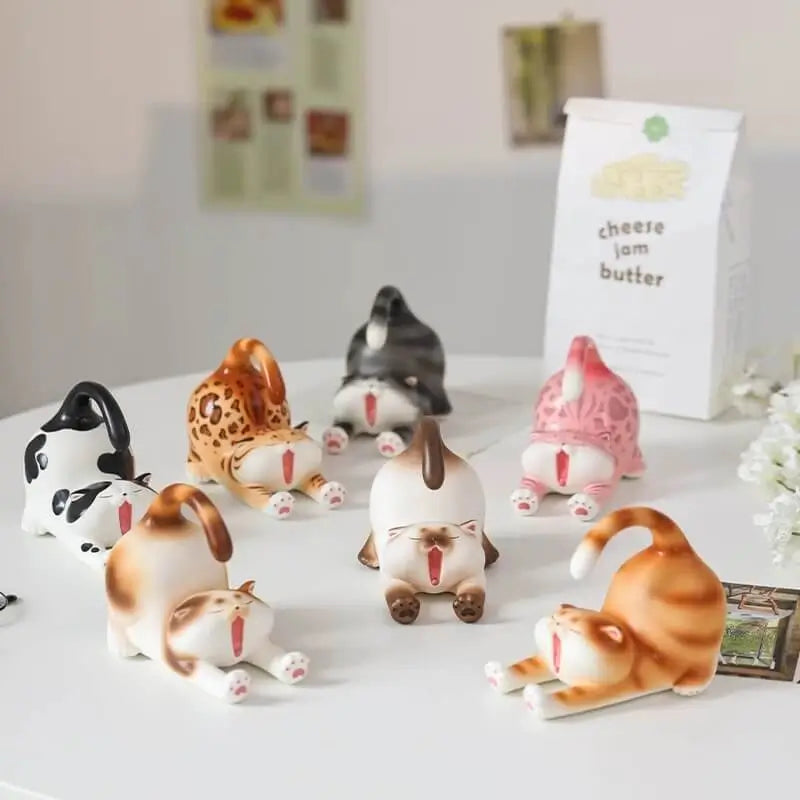 Cat Design Ceramic Stand for Phone and Glasses