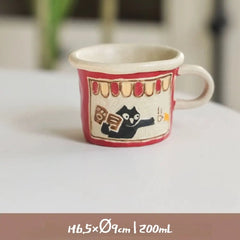 Handcrafted Ceramic Mug - Artisan Coffee & Milk Cup for Home, Everyday Drinkware