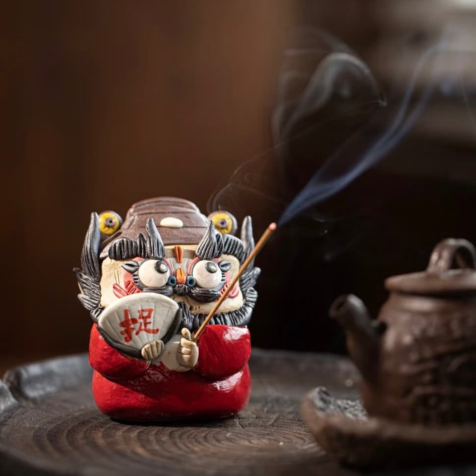Zhong Kui Handcrafted Incense Burner