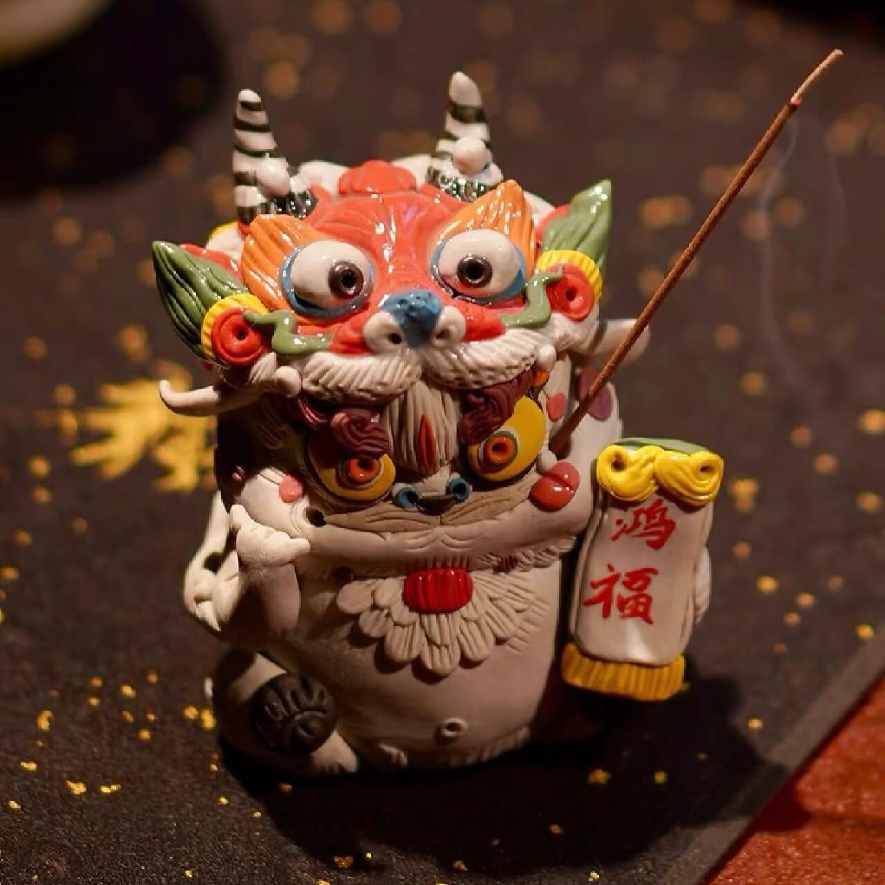 Handcrafted Bai Ze Incense Holder
