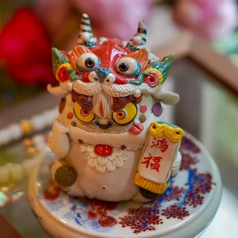 Handcrafted Bai Ze Incense Holder