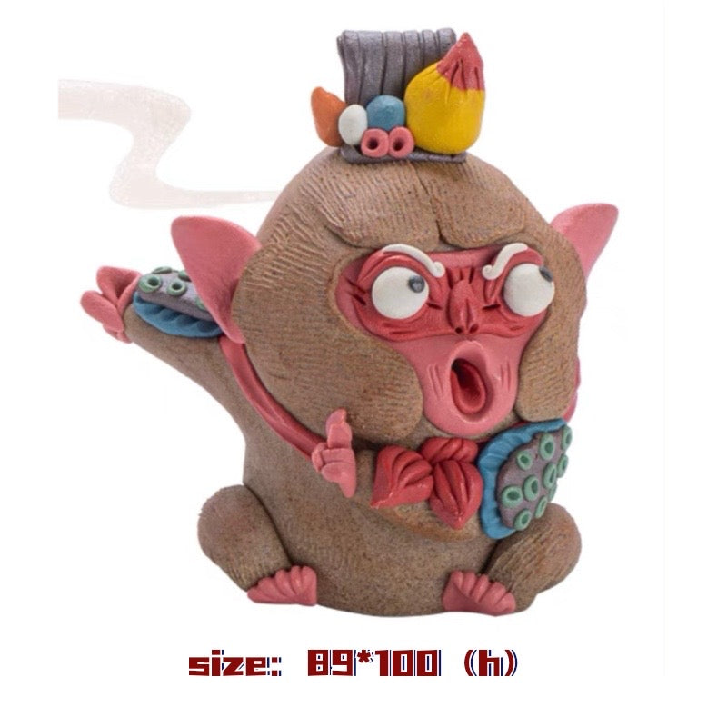 Handcrafted Monkey King Incense Holder