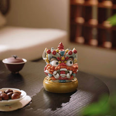 Handcrafted Awakening Lion Incense Holder