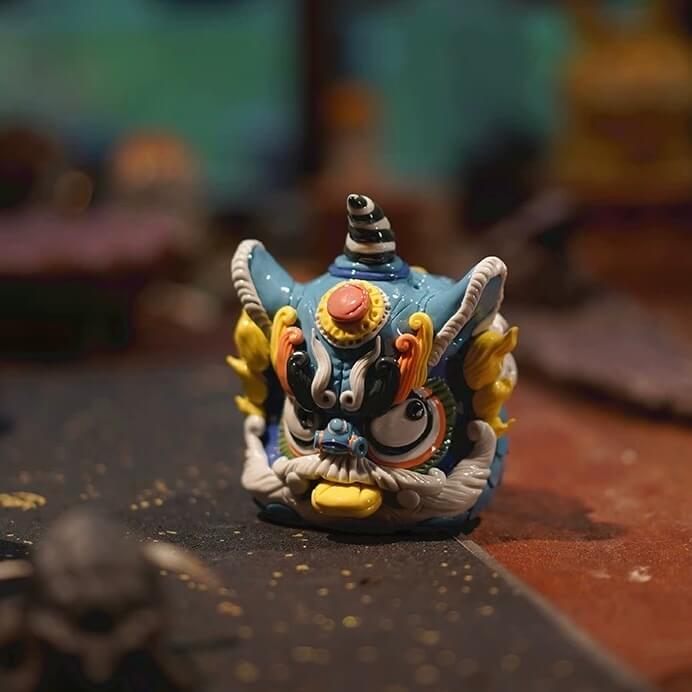 Handcrafted Awakening Lion Incense Holder