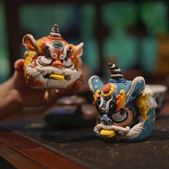 Handcrafted Awakening Lion Incense Holder