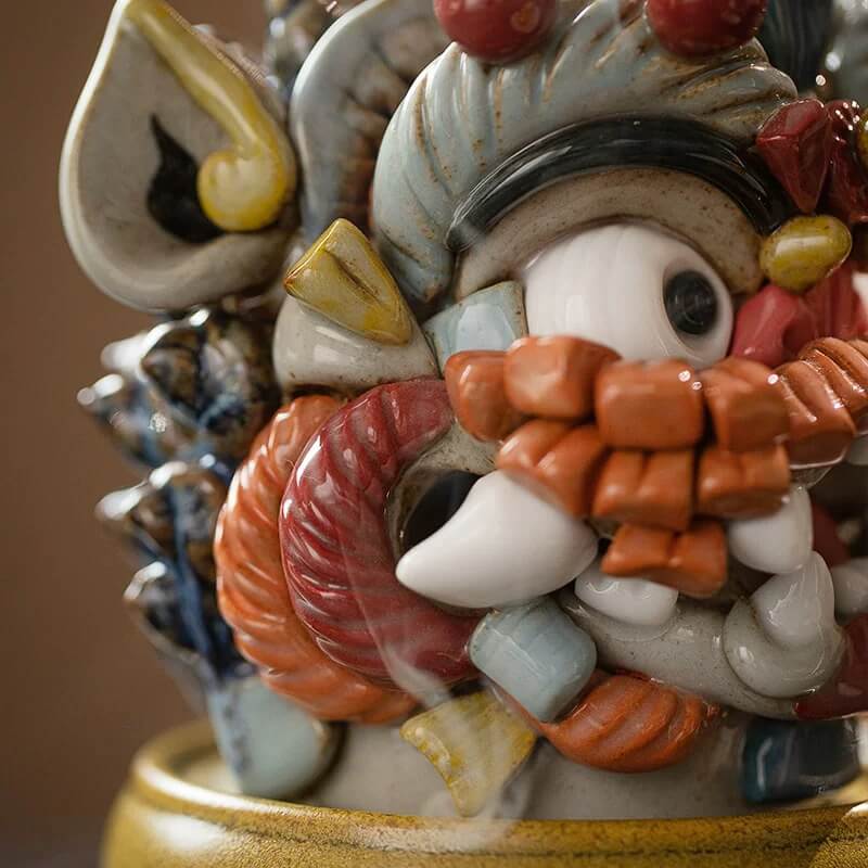 Handcrafted Awakening Lion Incense Holder