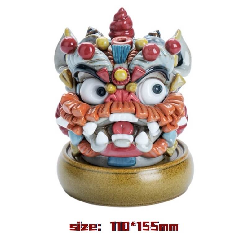 Handcrafted Awakening Lion Incense Holder
