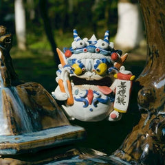 Blue & White Pi Xiu Handcrafted Incense Burner