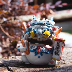 Blue & White Pi Xiu Handcrafted Incense Burner